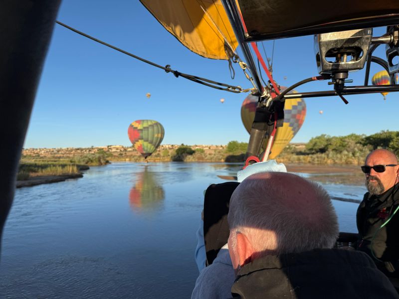 Just barely above the Rio Grande.