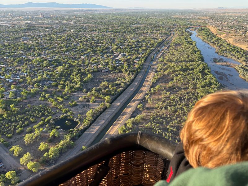 Albuquerque from balloon.
