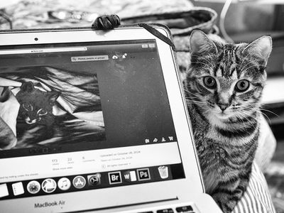 Checking her views