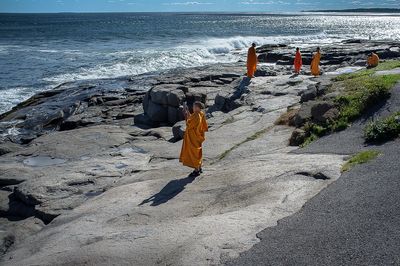 Krishnas au Nubble Light House - York, Maine