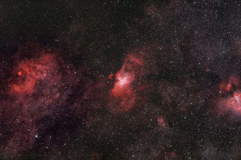 NGC 6604 - M 16 - M 17