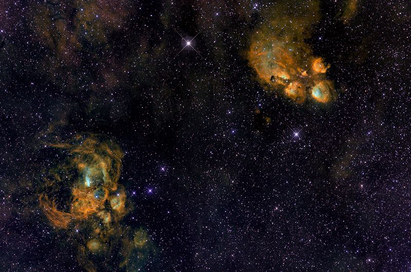 NGC 6334 + 6357 