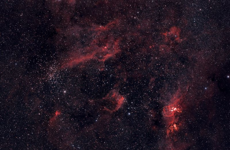 NGC 3532, 3572, 3503, 3576