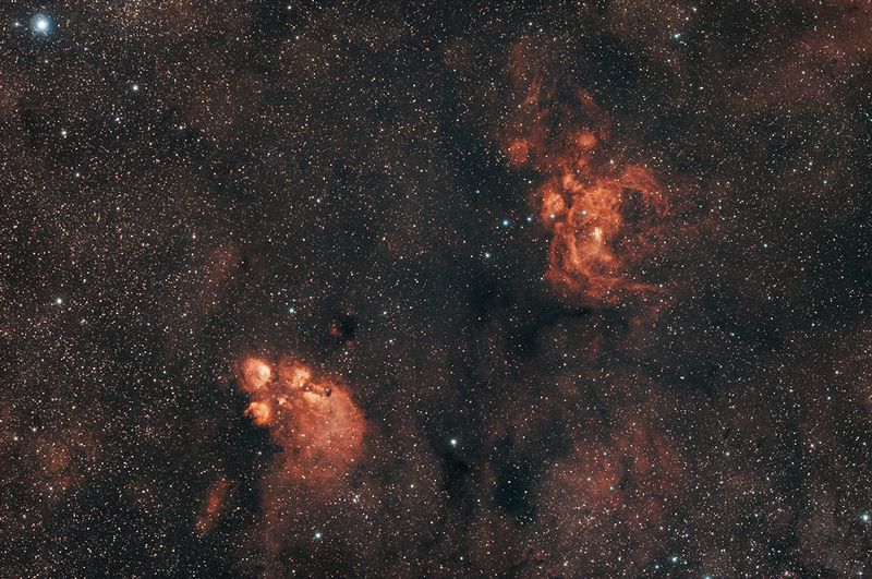NGC 6334 + NGC 6357