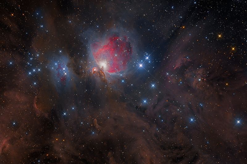M 42 + NGC 1977 - Orion Bereich