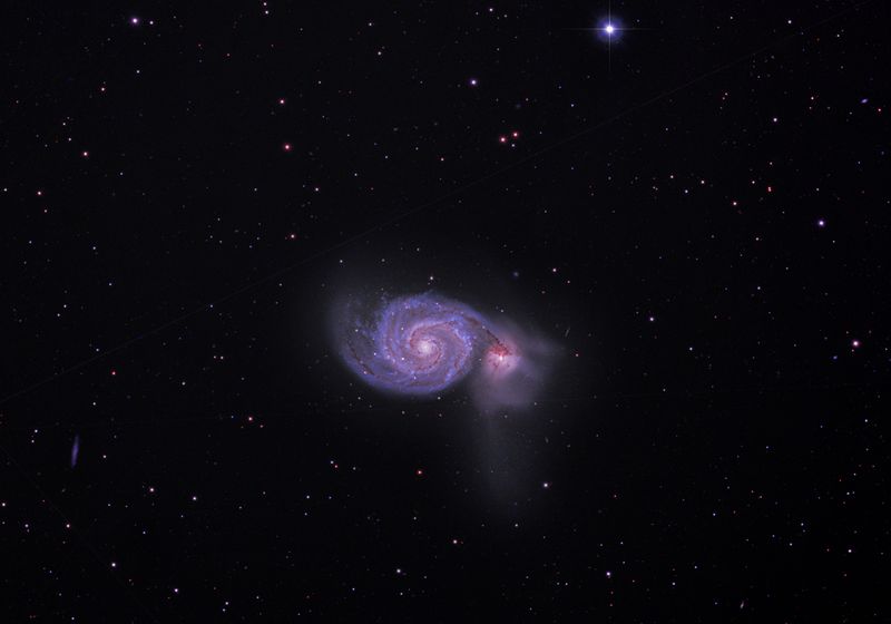 M 51 Whirlpool-Galaxie