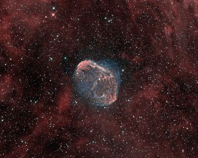 NGC 6888 Crescent Nebel 