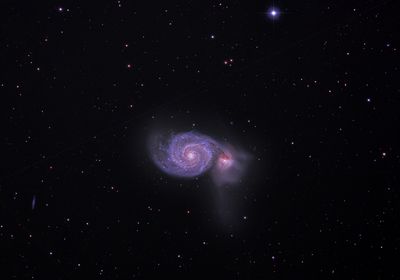 M 51 Whirlpool-Galaxie