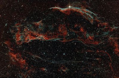 NGC 6960 Sturmvogel + Schleiernebel (Cirrus Nebel Komplex)