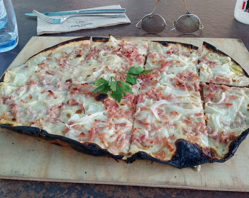 Tarte flambe, as required
