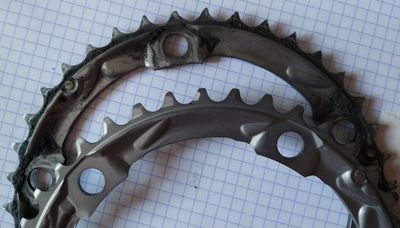 Old & new chainrings
