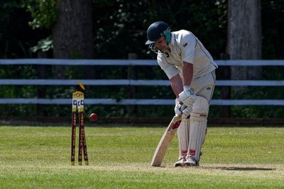 DSC_4792 New batter bowled first ball, also by a yorker