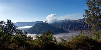 This was taken from the Jeep on the way down the mountain.