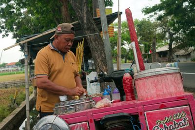 Road-side food - skip the ketchup!