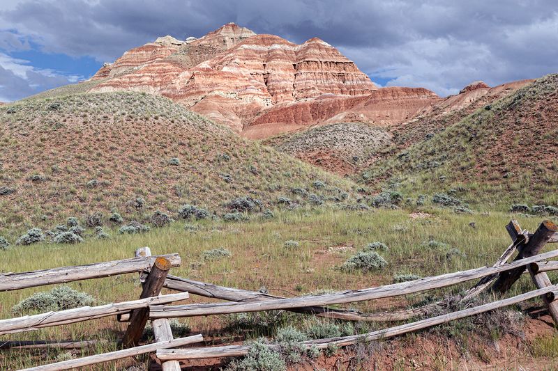 Rugged Cattle Country Near Dubois, Wyoming