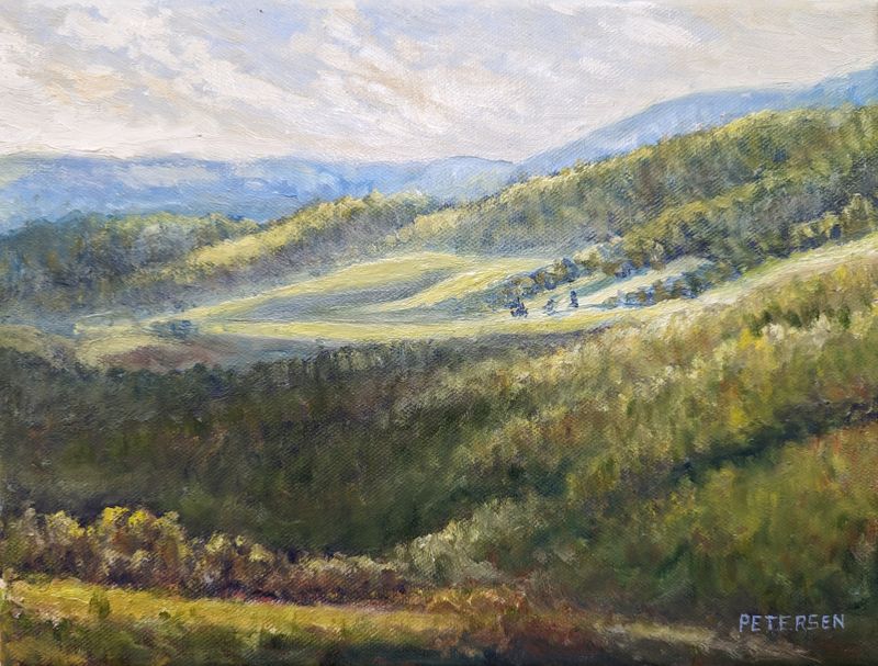 Oil Painting titled  Impressions Of Giles County SOLD