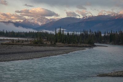 Sunrise Near The Town Of Jasper 