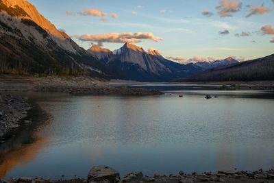 Sunset At Medicine Lake-Jasper 