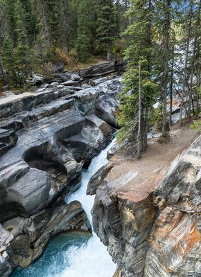 Numa Falls On The Vermilion River,Kootenay National Park, Canada