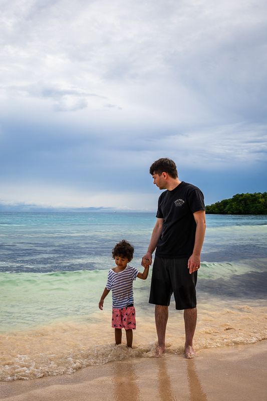 With Dad