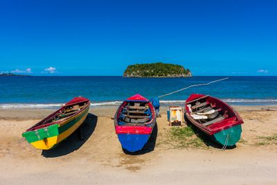 Three Boats, an Island and Something