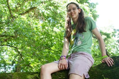 Helen, Posing on a Tree