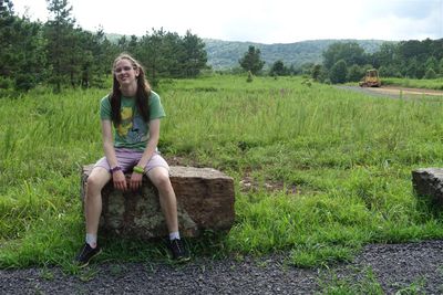 Helen Near Entrance (Bottom of Path) At Archey Fork