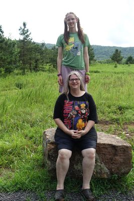 Helen and Mommy at Archey Fork