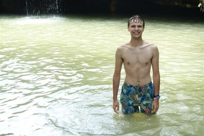 Adrian In Falling Waterfalls