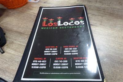 Ate at Los Locos in Marshall