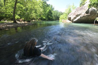 Wife Enjoying Archey Fork