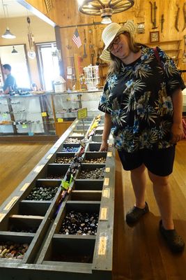 Wife In Visitors Shop of Western Town