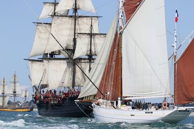 Semaine du Golfe - Rassemblement de bateaux de caractre - Old boats regattas in Brittany
