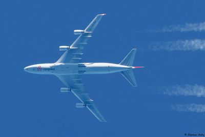 Boeing 747 high in the sky