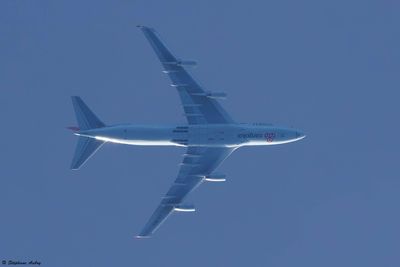 Boeing 747 high in the sky
