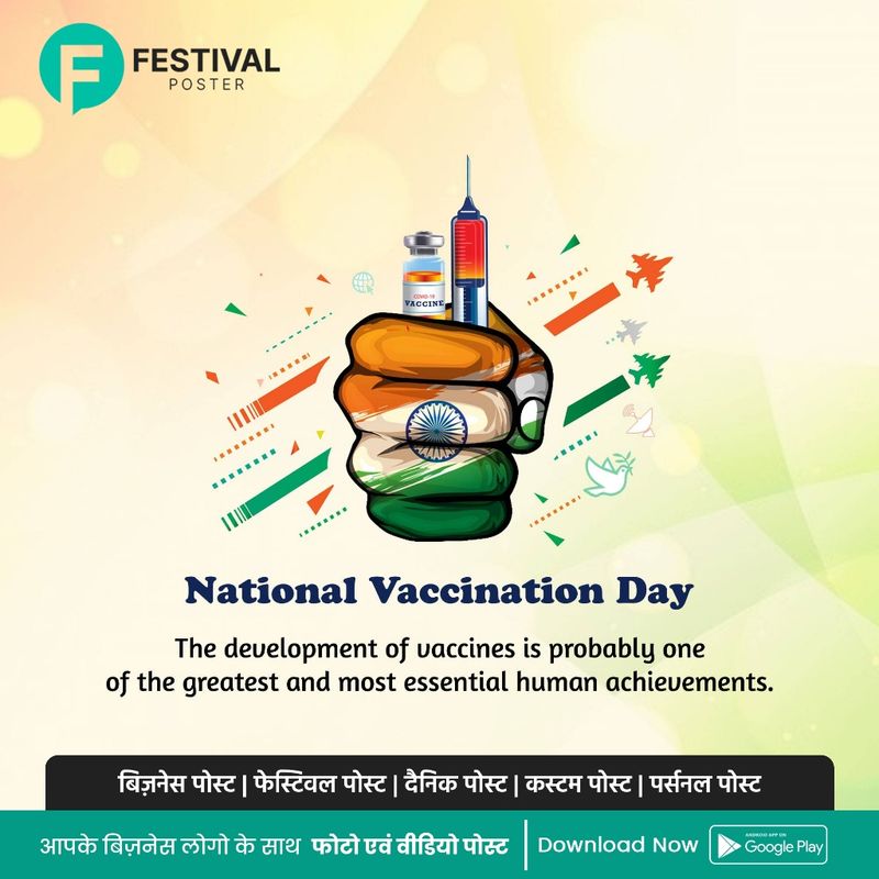 Download national vaccination day posters with Festival Poster Maker