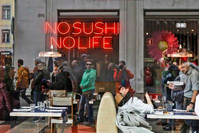 No Sushi No Life (self portrait)