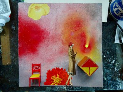 Shooting star (Red and yellow)