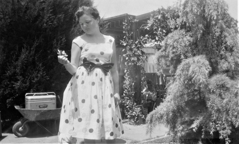 Joanie at 12 in the back yard in San Jose.JPG