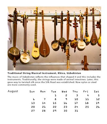 Traditional String Musical Instrument, Khiva, Uzbekistan