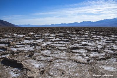 Muddy surface creates the same formation