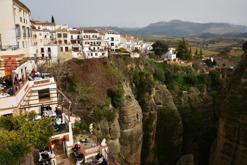 Ronda - View from the New Bridge.