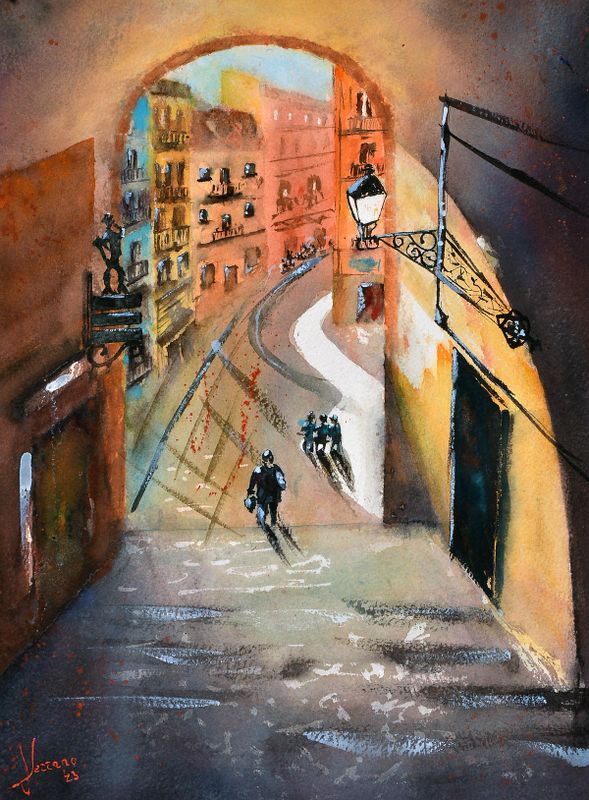 Watercolor (31X41cm).