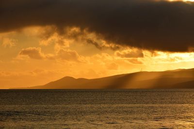 Sunset; view from Tarajalejo