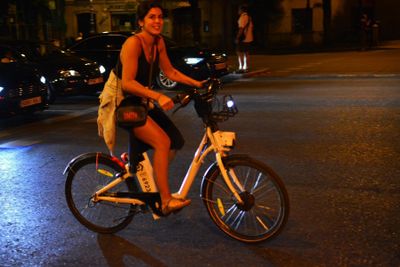 Gran Via Street at Night - Madrid