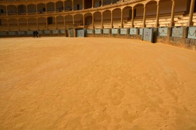 Ronda - The Bullring, one of the oldest in Spain.