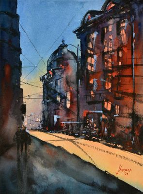 Watercolor (31X41cm).