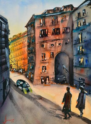 Watercolor (31X41cm).