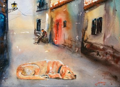 Watercolor (41X31cm).