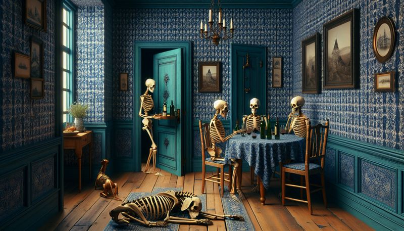 the skeleton party  = 2